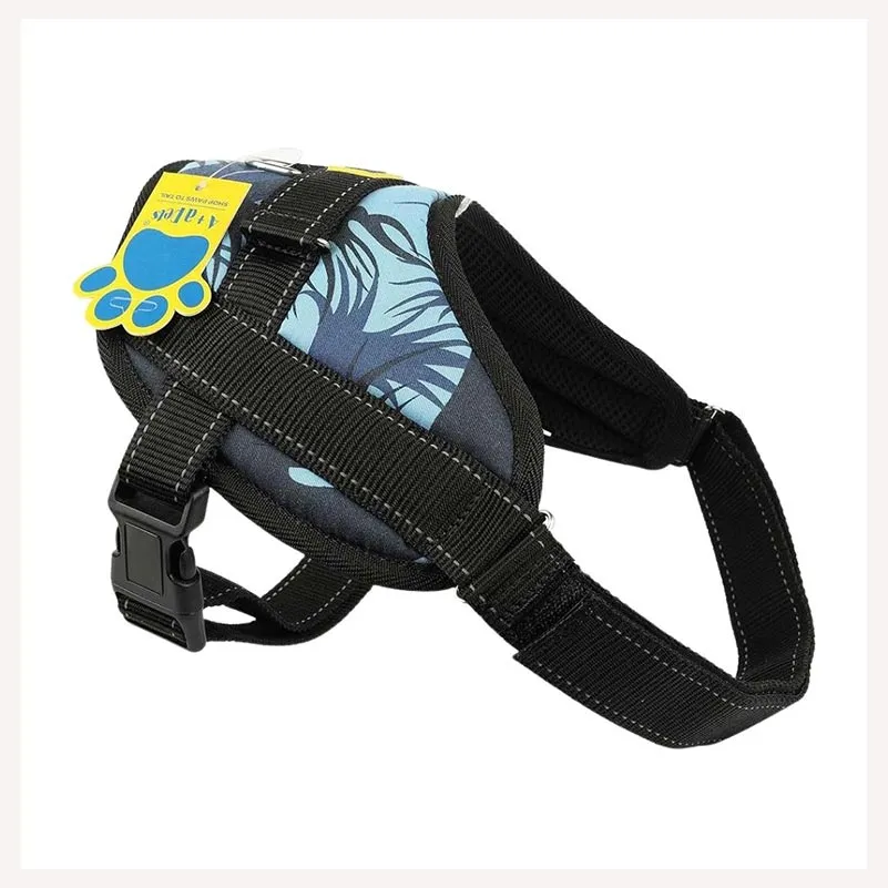A a Pets' No Pull Reflective Vest Harness for Dogs - Blue