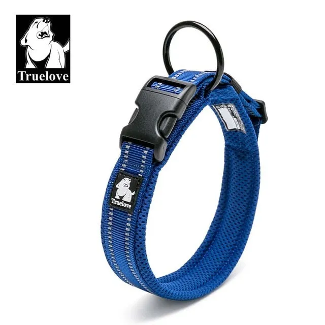 Adjustable Dog Collar Nylon Mesh Padded Collar