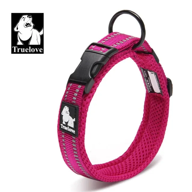 Adjustable Dog Collar Nylon Mesh Padded Collar