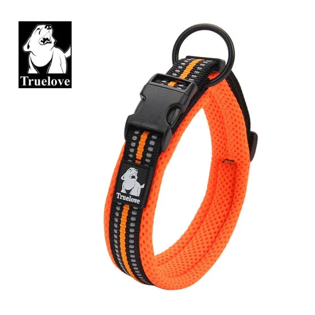 Adjustable Dog Collar Nylon Mesh Padded Collar