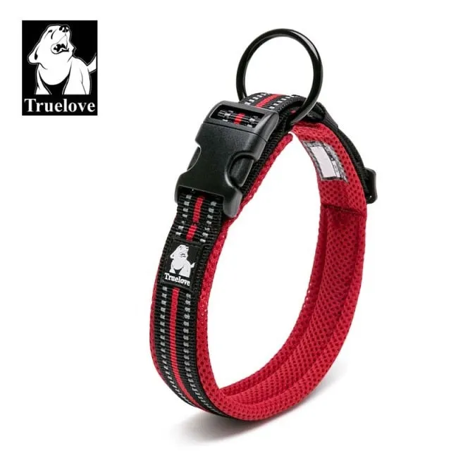 Adjustable Dog Collar Nylon Mesh Padded Collar