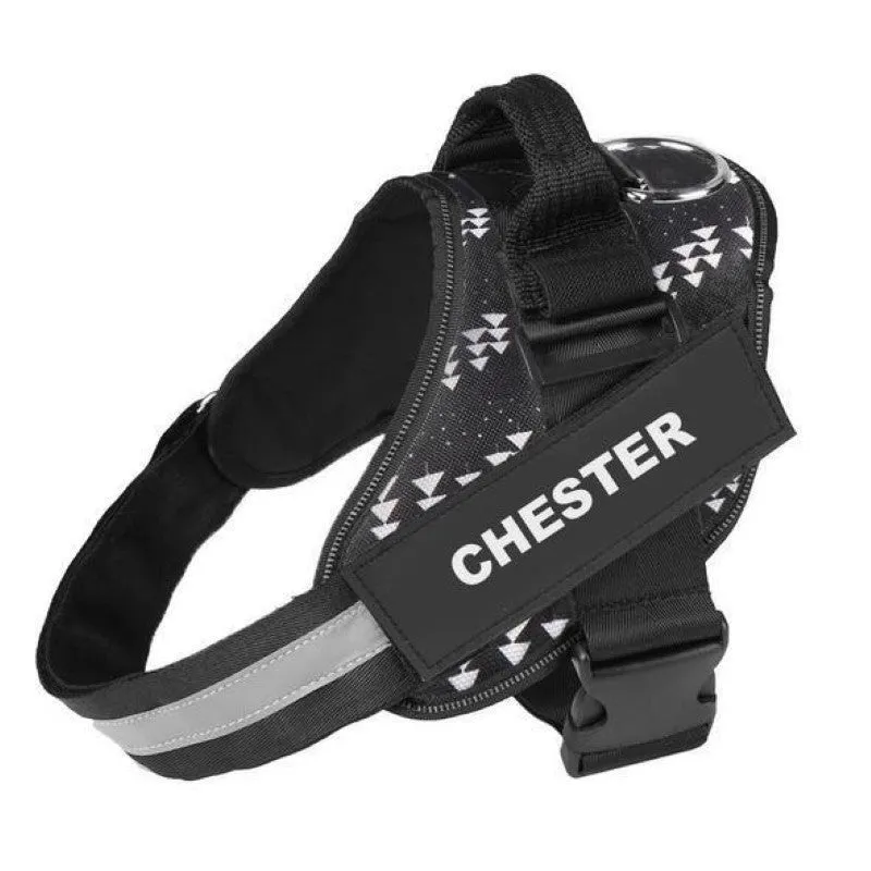 Adjustable Dog Harness With Reflective Straps