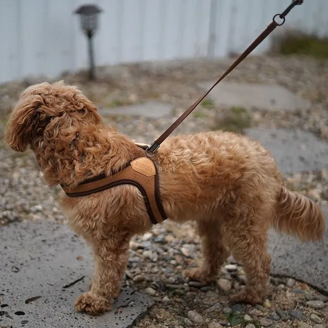 Adjustable Easy Harness Brown