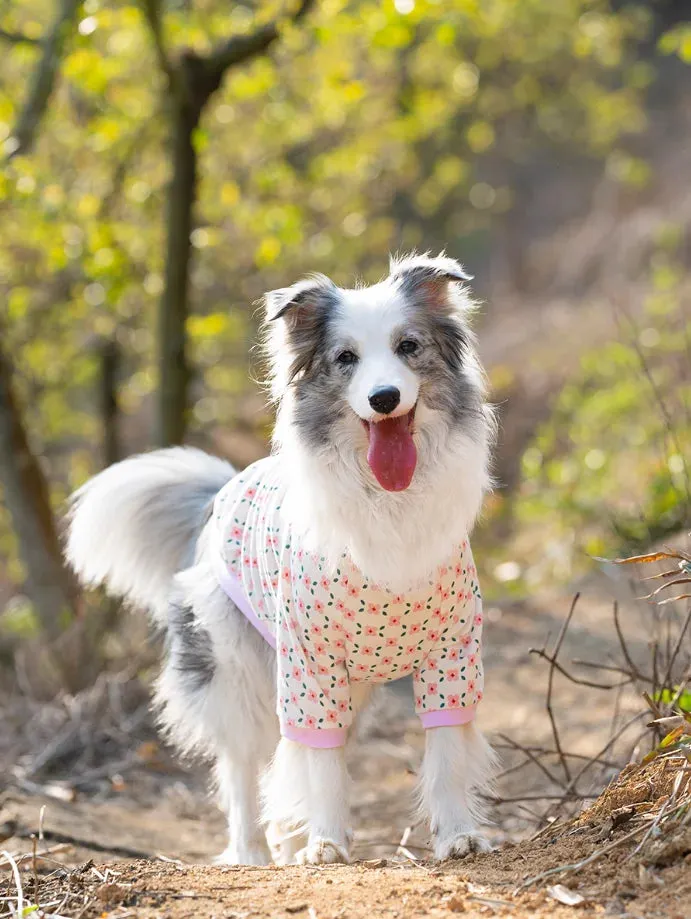 Breathable Cotton Pet Pullover Clothes, Thin Anti-Hair Loss, Sunscreen, Short-Sleeved, Medium and Large Dog Clothes