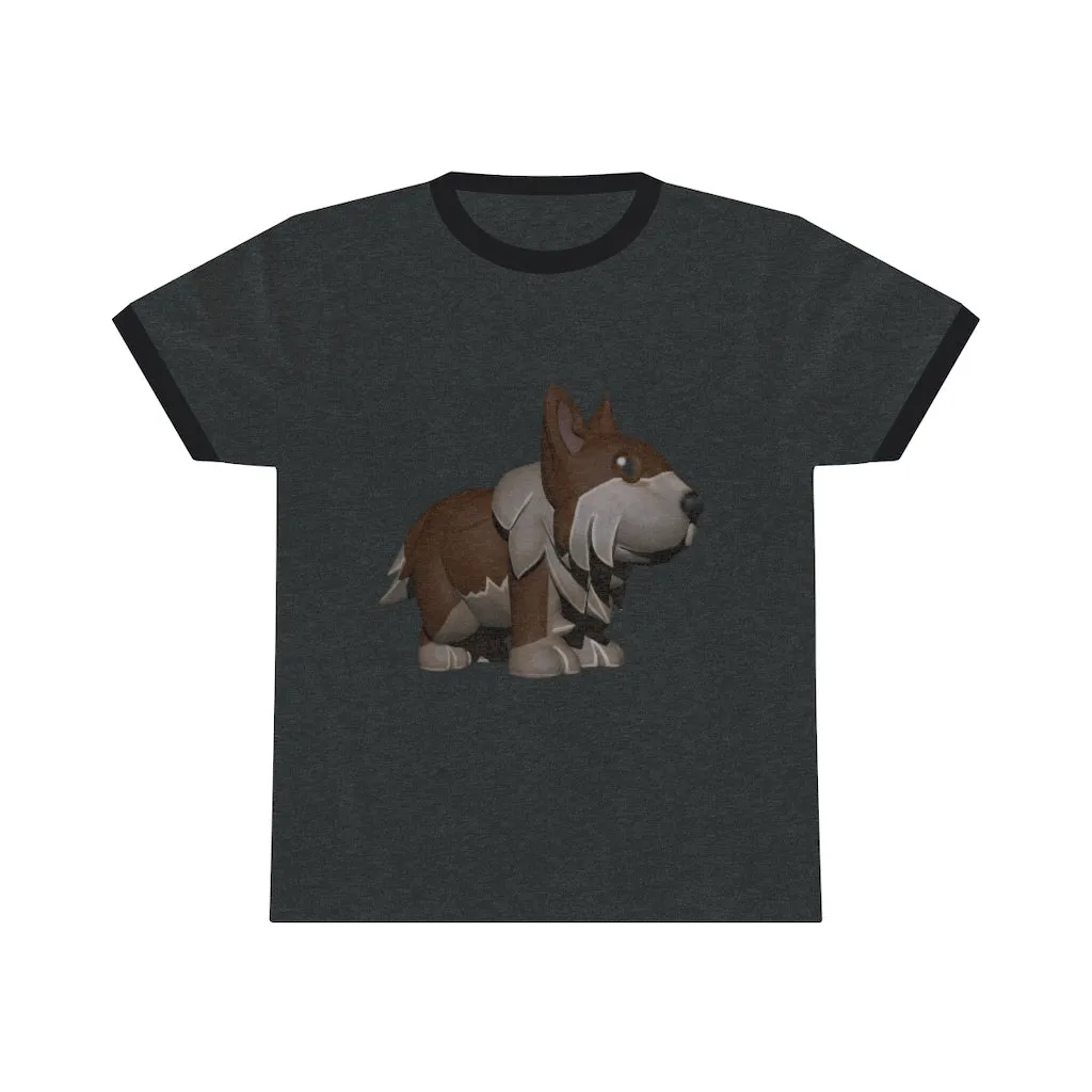Brown Dog Unisex Ringer Tee