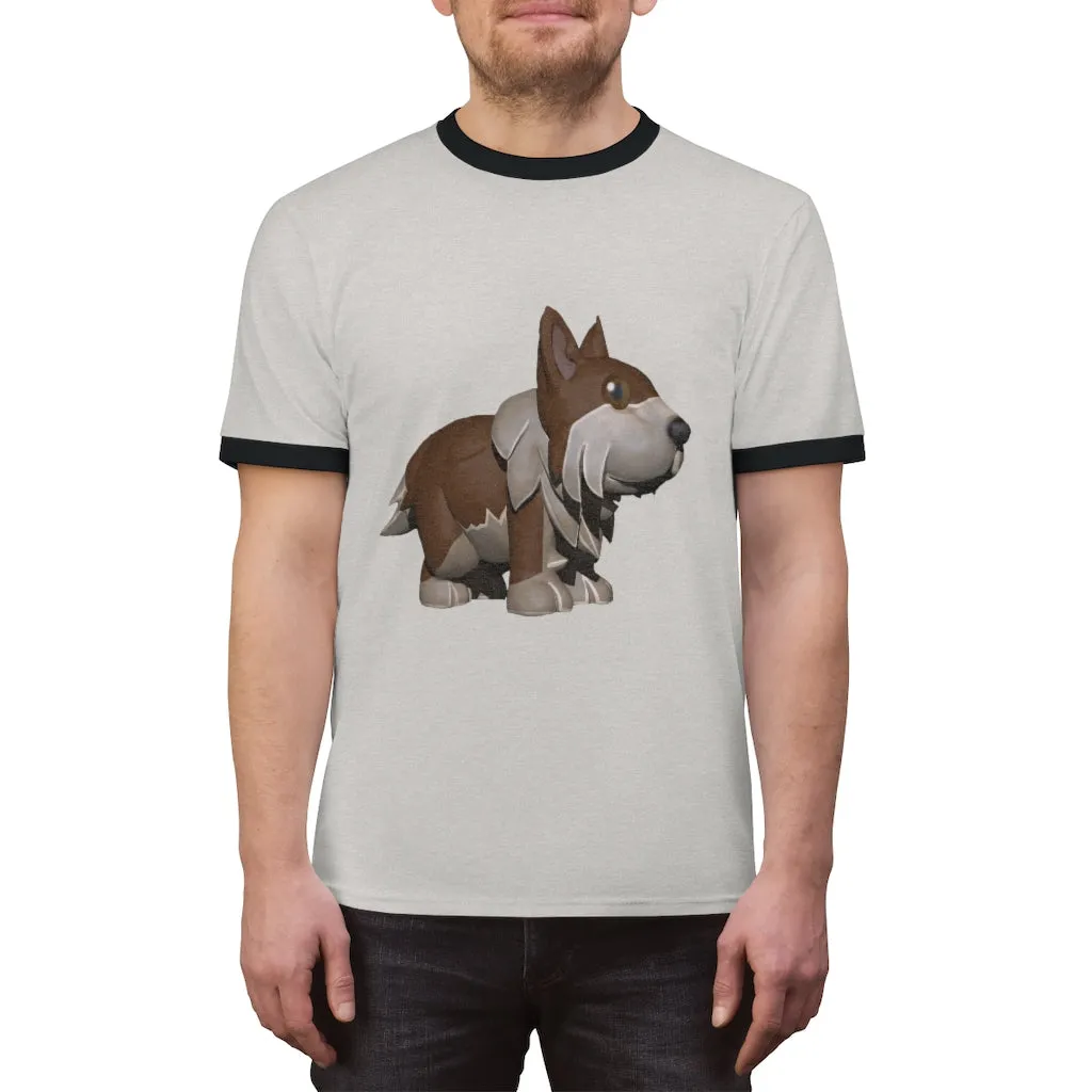 Brown Dog Unisex Ringer Tee