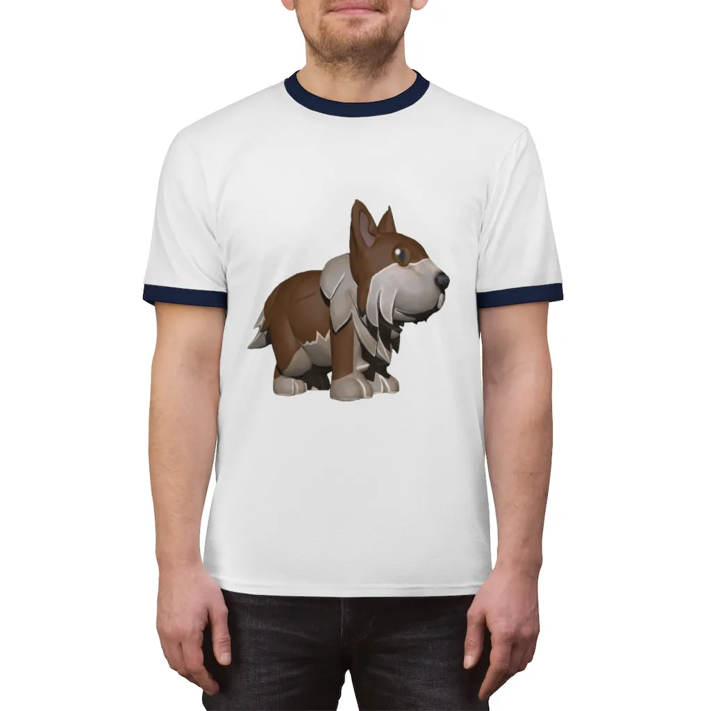 Brown Dog Unisex Ringer Tee