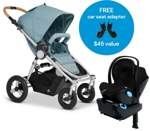 Bumbleride Era   Clek Liing Travel System - Sea Glass / Pitch Black