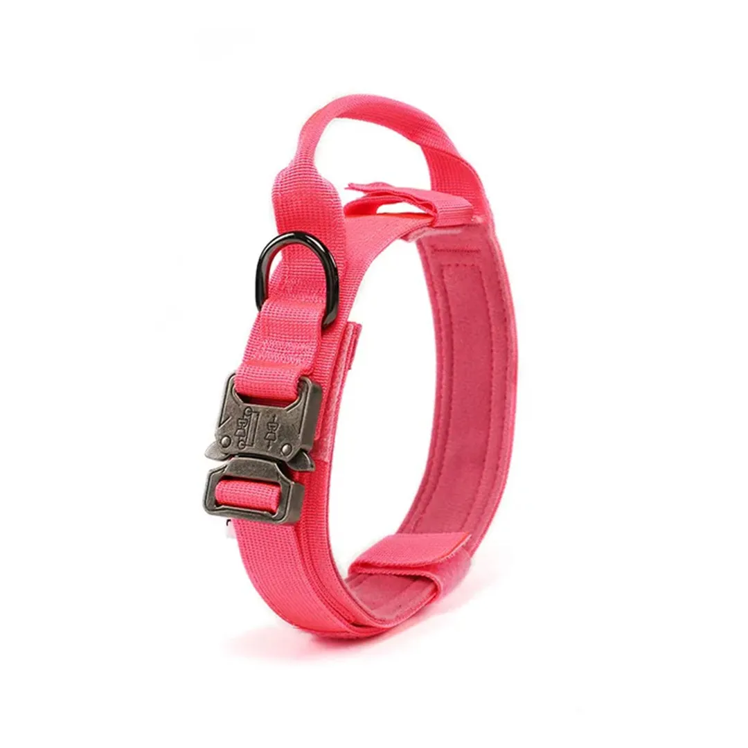 Control Tactical Dog Collar - Heavy-Duty, Adjustable, and Featuring a Handle for Dogs