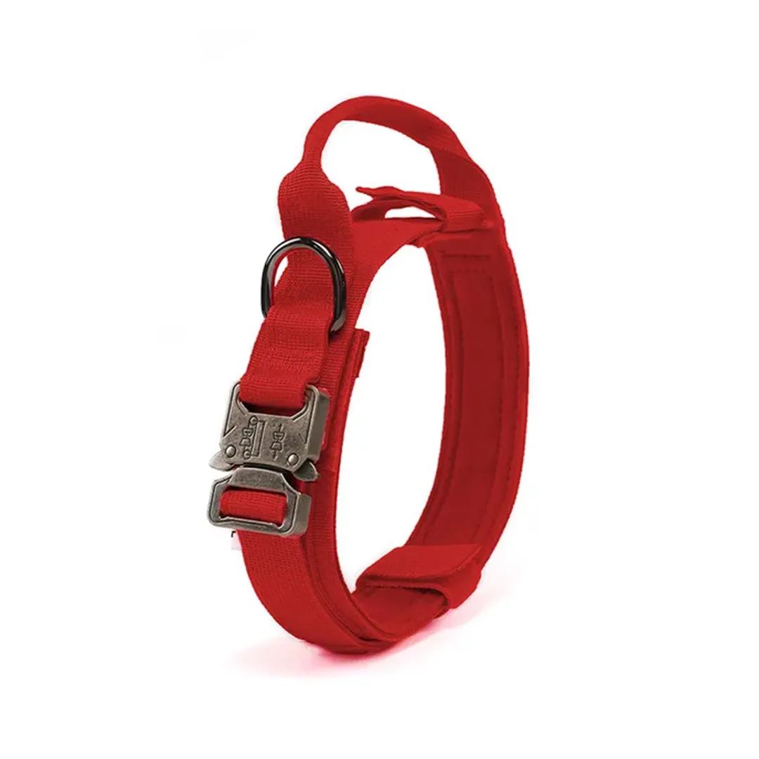 Control Tactical Dog Collar - Heavy-Duty, Adjustable, and Featuring a Handle for Dogs