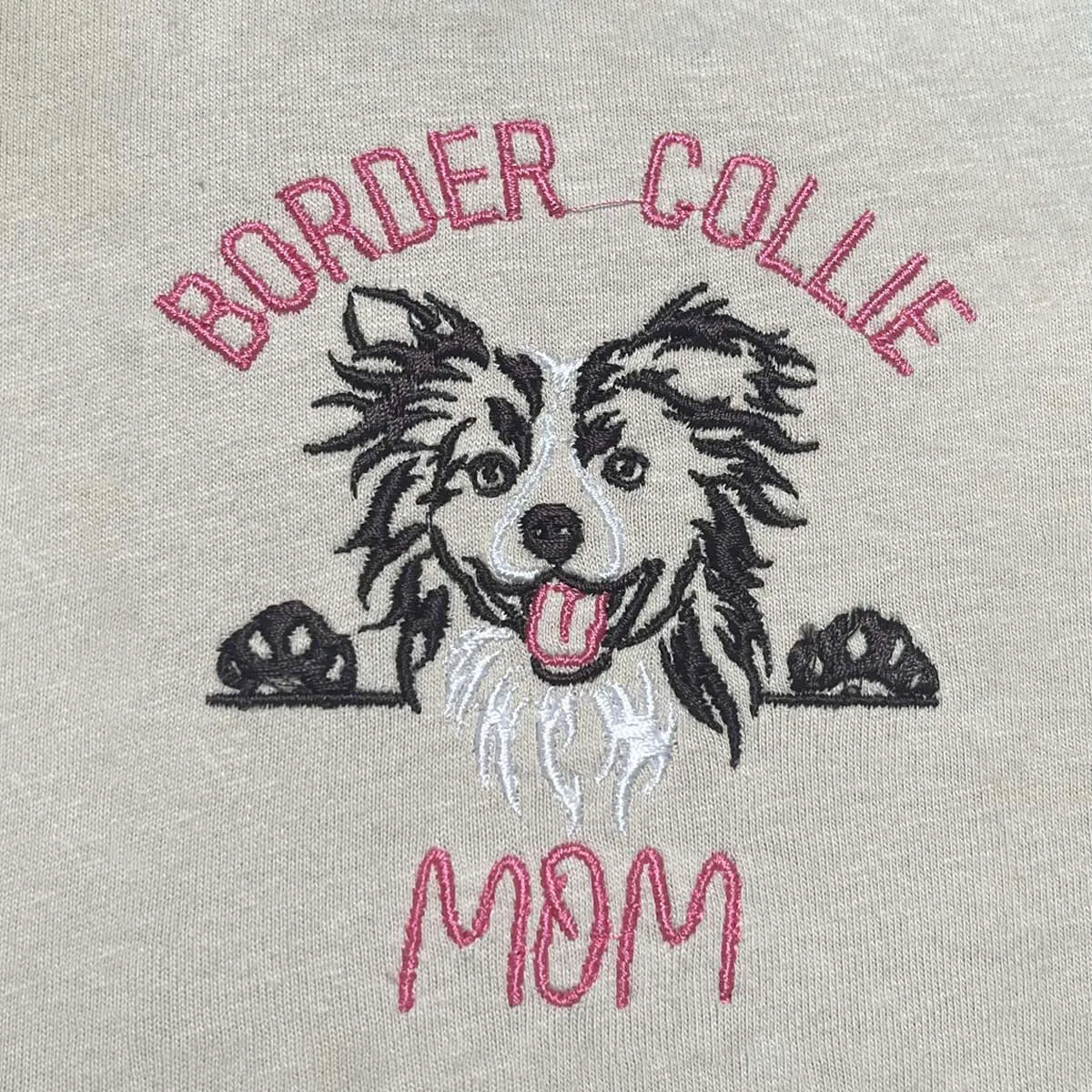 Custom Border Collie Dog Mom  Embroidered Polo Shirt, Personalized Polo Shirt with Dog Name, Best Gifts For Boxer Lovers
