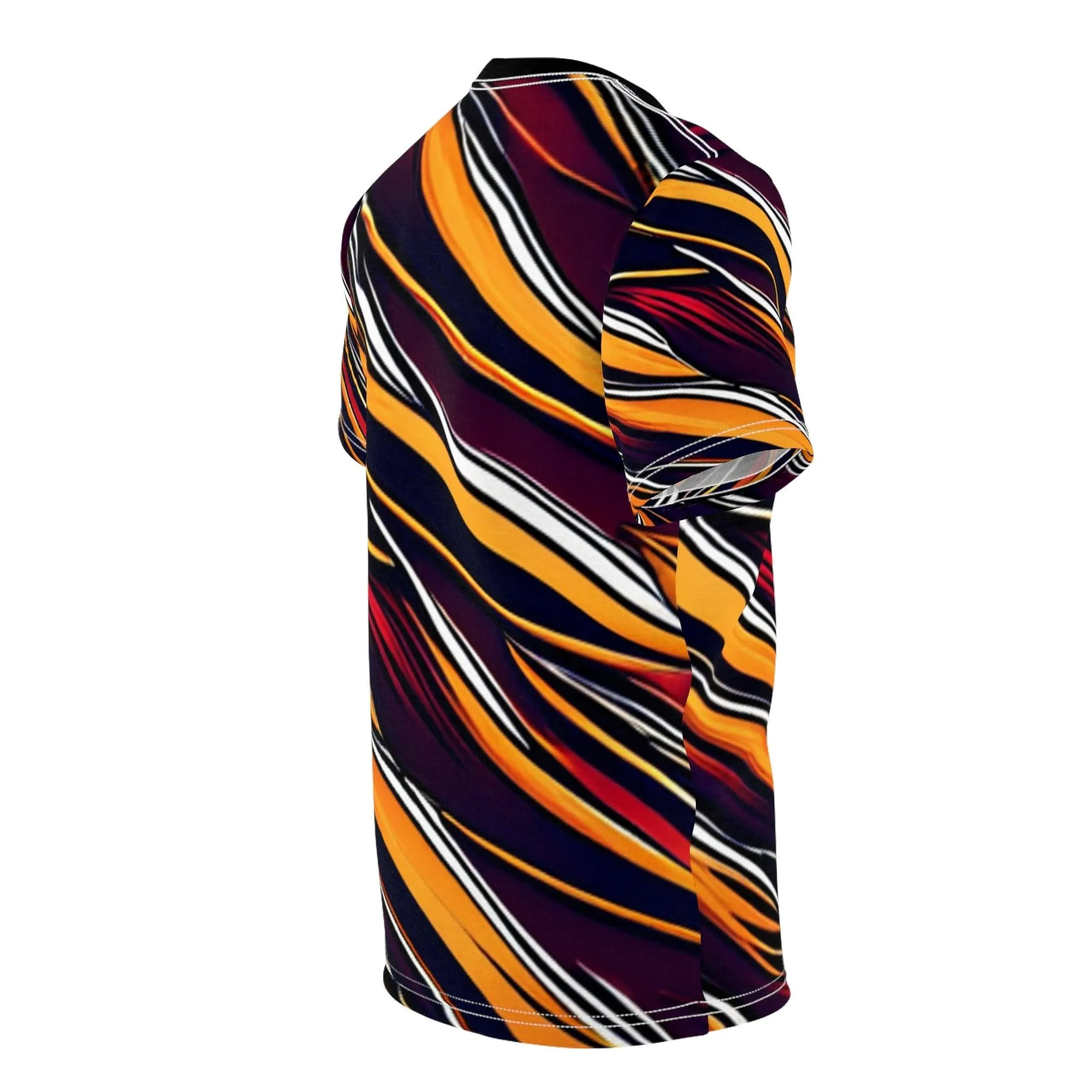 Digital Strips Unisex Cut & Sew Tee (AOP)
