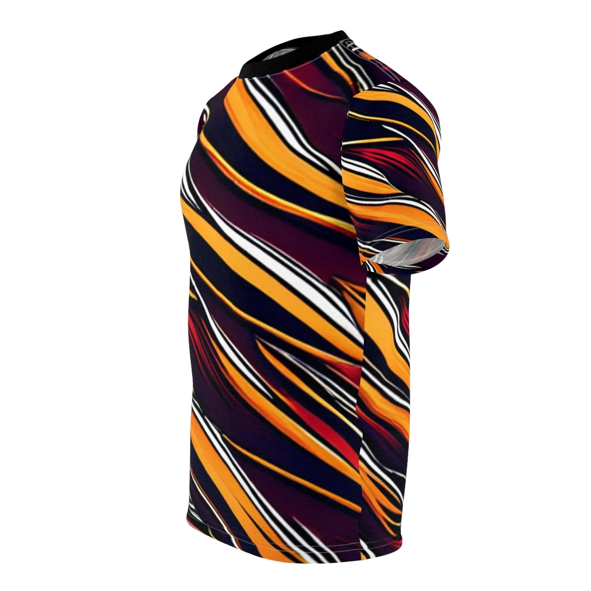Digital Strips Unisex Cut & Sew Tee (AOP)