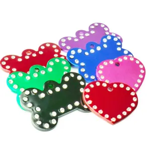 Dog Bone Diamond Pet Id Tag