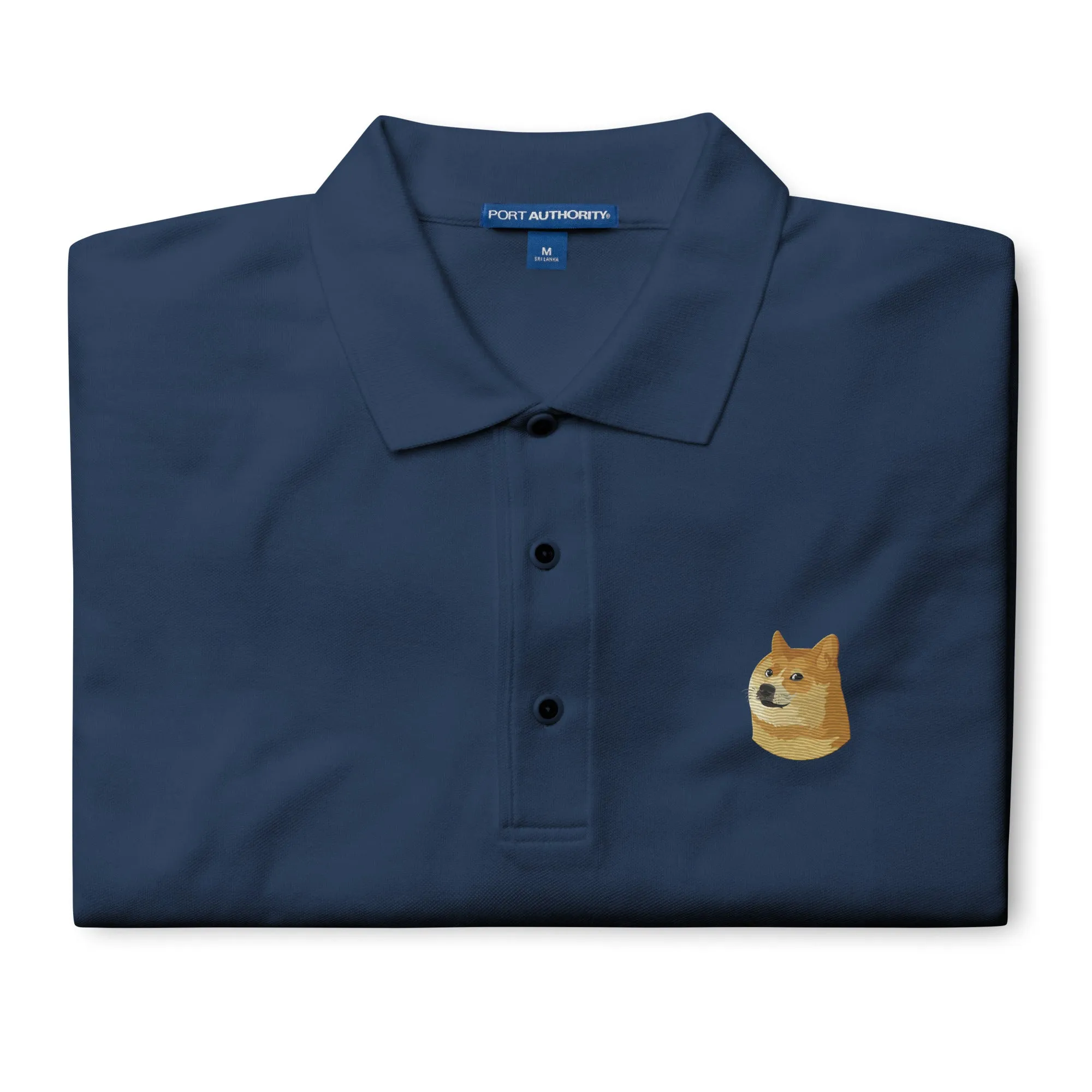 Doge Men's Meme Polo