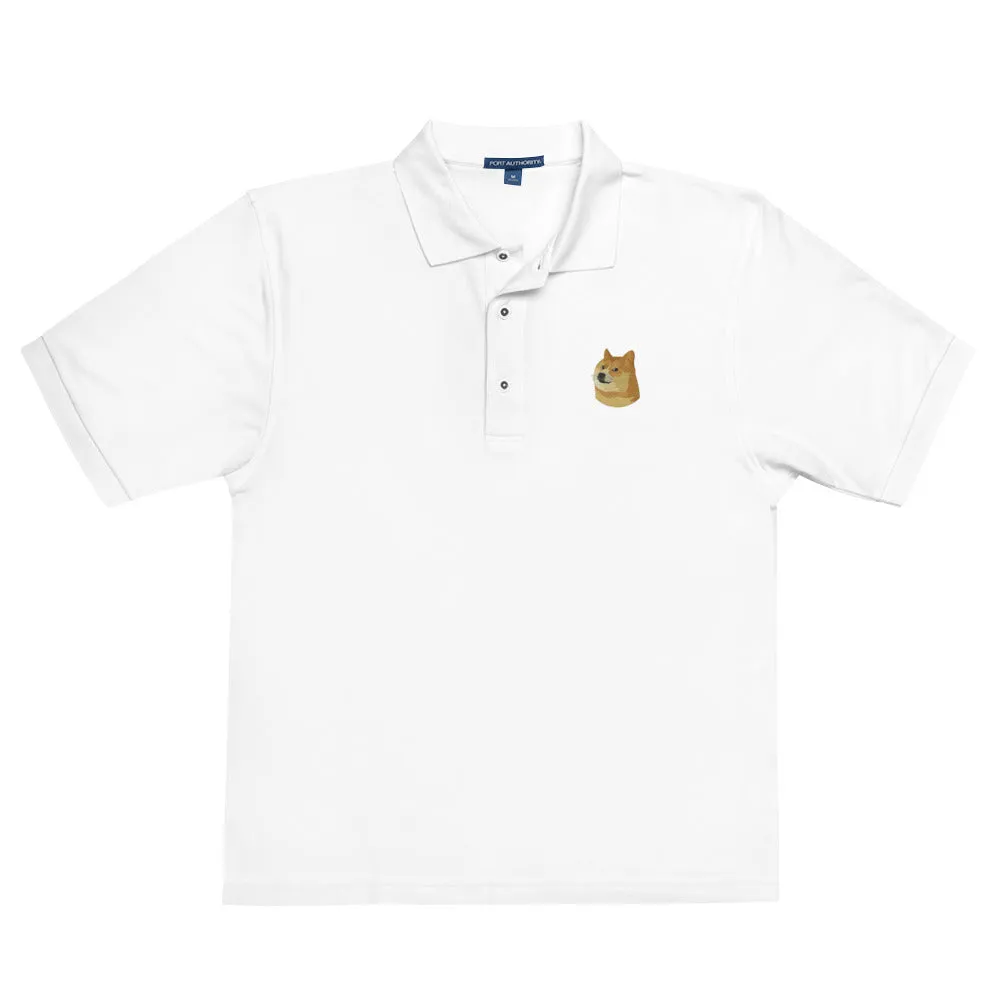 Doge Men's Meme Polo