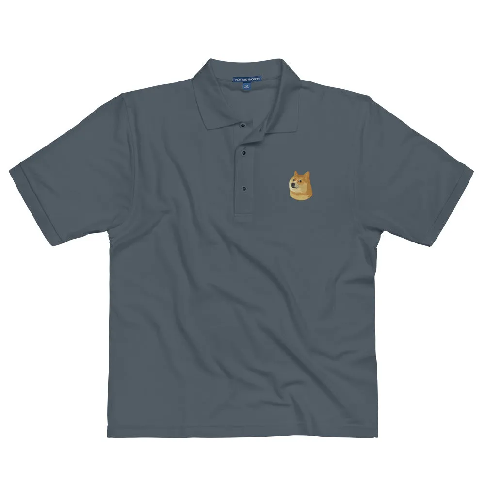 Doge Men's Meme Polo
