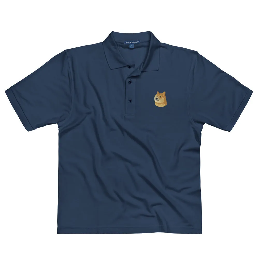 Doge Men's Meme Polo