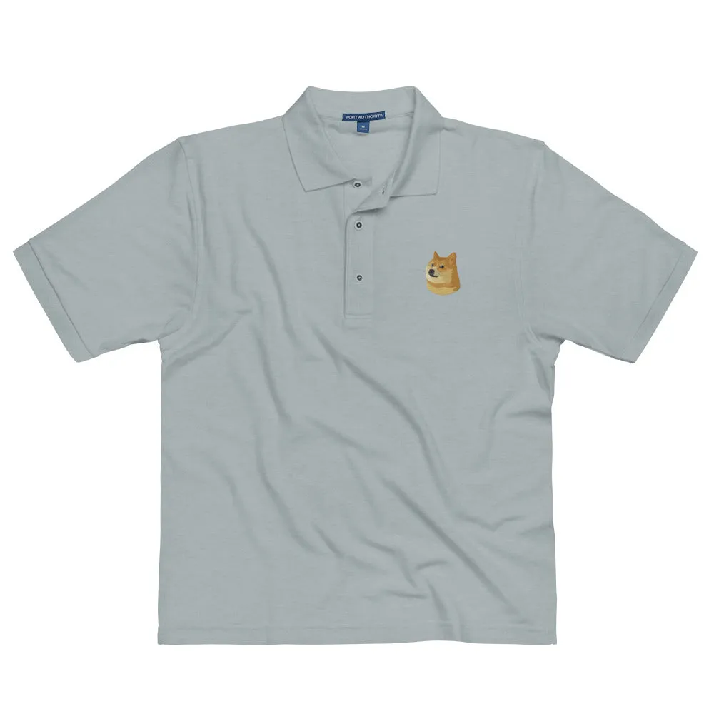 Doge Men's Meme Polo