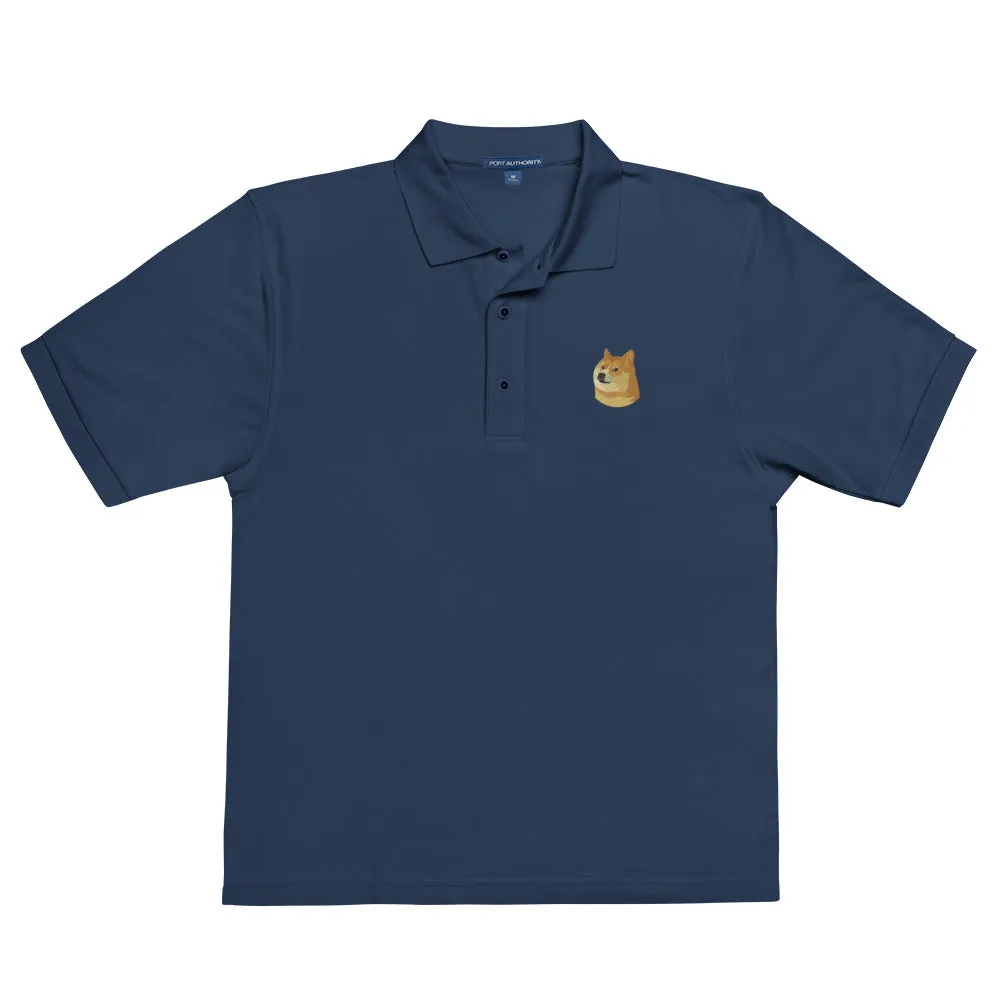 Doge Men's Meme Polo