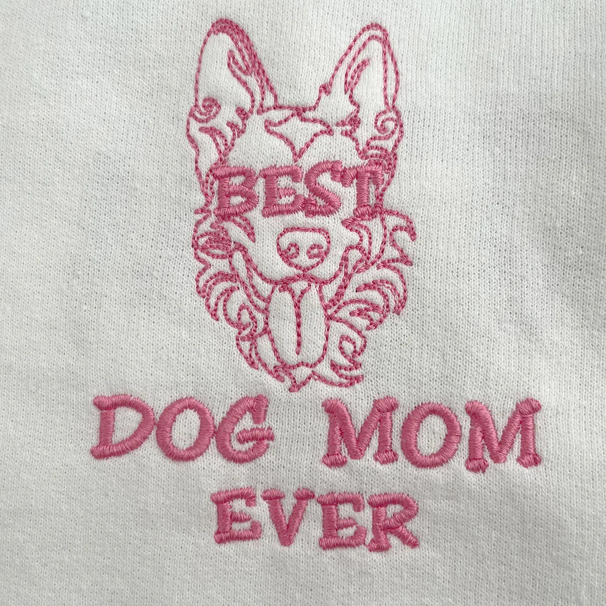 Embroidered Best German Shepherd Dog Mom Ever Polo Shirt