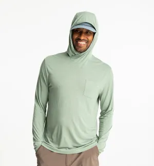 Free Fly Men Men's Bamboo Lightweight Hoodie - PALM GREEN