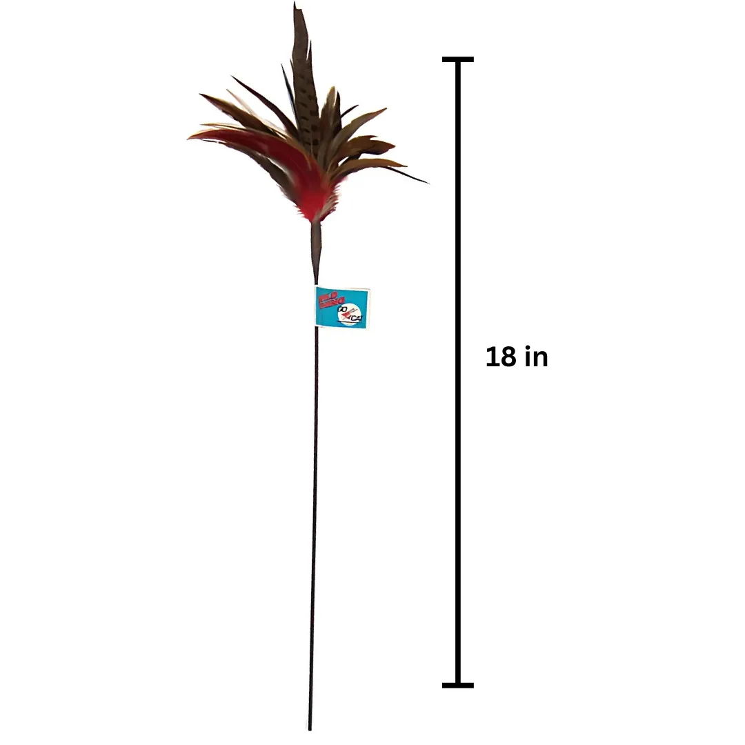 Go Cat Da Wild Thing 18" Cat Toy Wand