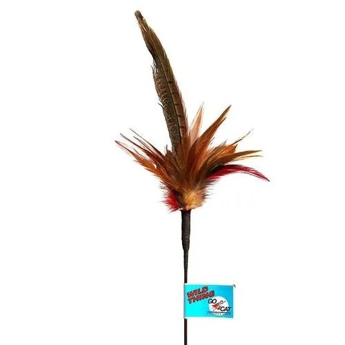 Go Cat Da Wild Thing 18" Cat Toy Wand