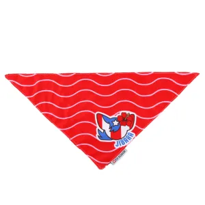 Jibara Amapola Floral Reversible Dog Bandana | Perrandeo Jibaro Pawtriotico