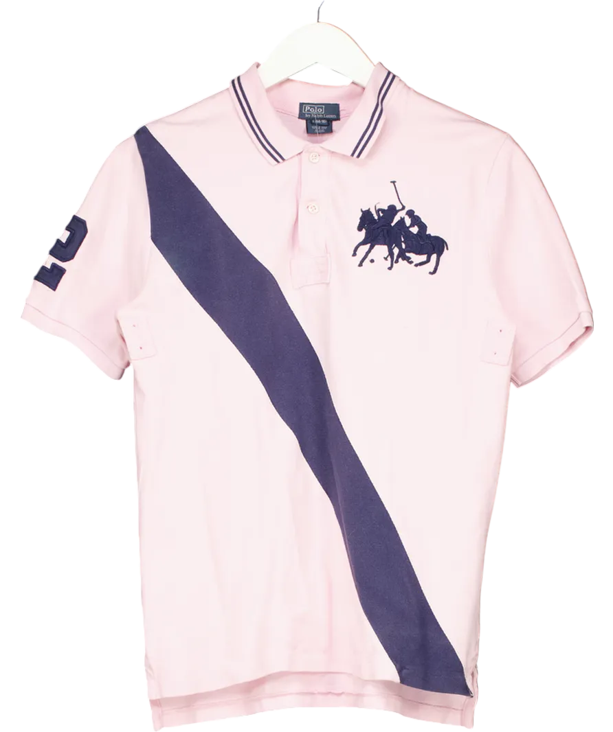 Polo Ralph Lauren Pink Big Pony Polo Shirt 14 Years