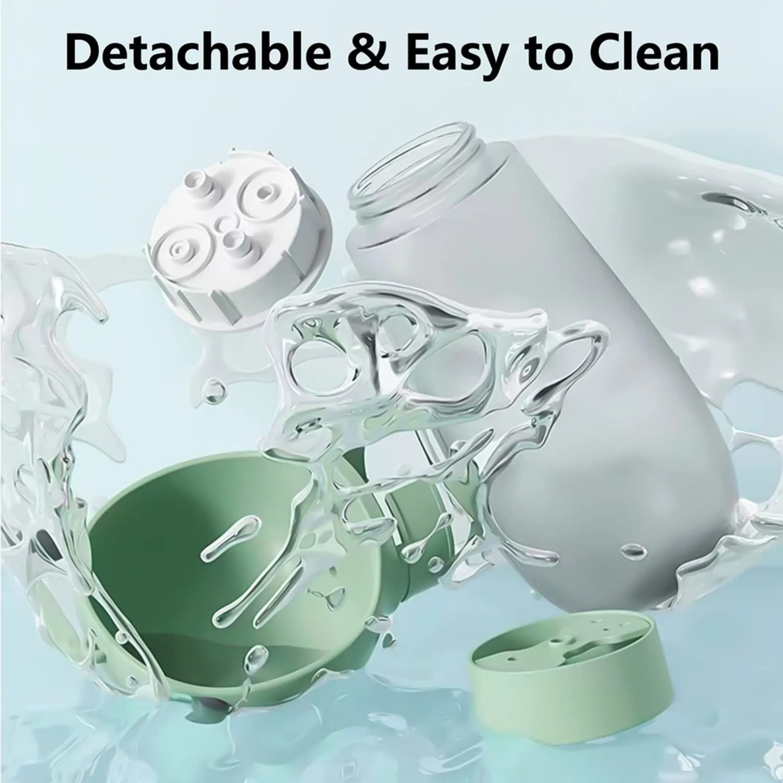 Portable Dog Water Bottle with Food Container Leak Proof Dog Travel Water Dispenser for Walking, Hiking and Travel