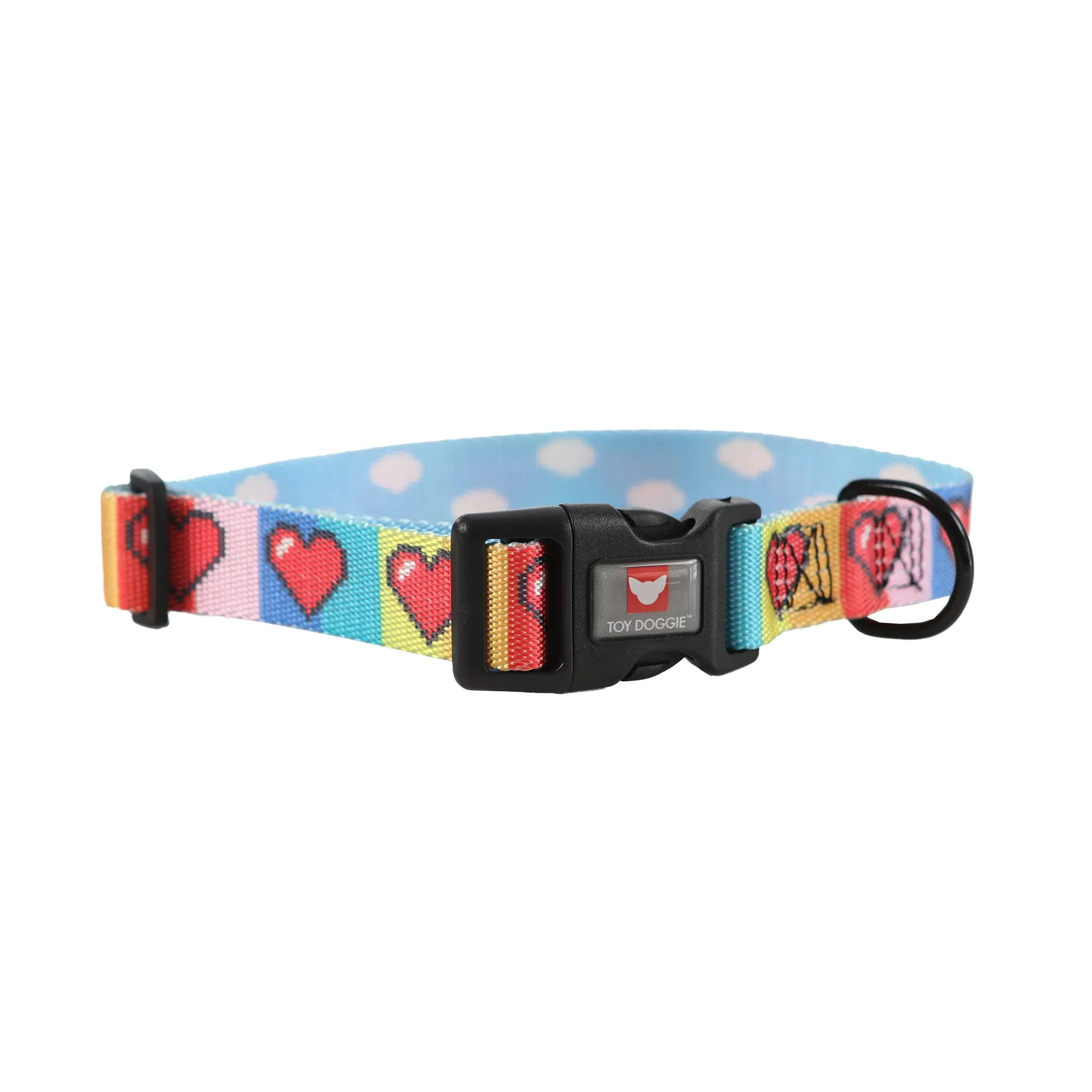 Rainbow Doggie Premium Dog Collar | Toy Doggie Paws of Pride Collection