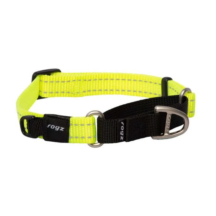 Rogz Control Collar Web Dayglo