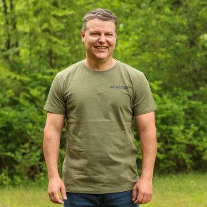 Ruffdog Unisex Crewneck T-shirt OLIVE