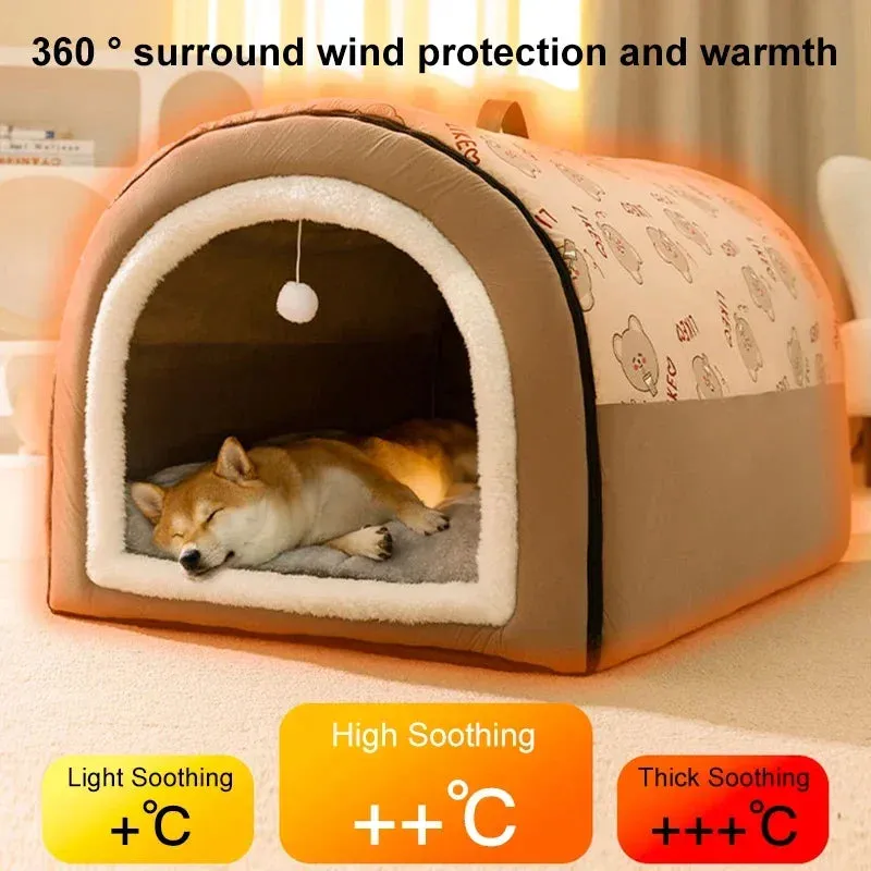 Winter Dog Kennel Warm House